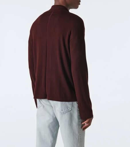 The Row Miso wool polo sweater 4