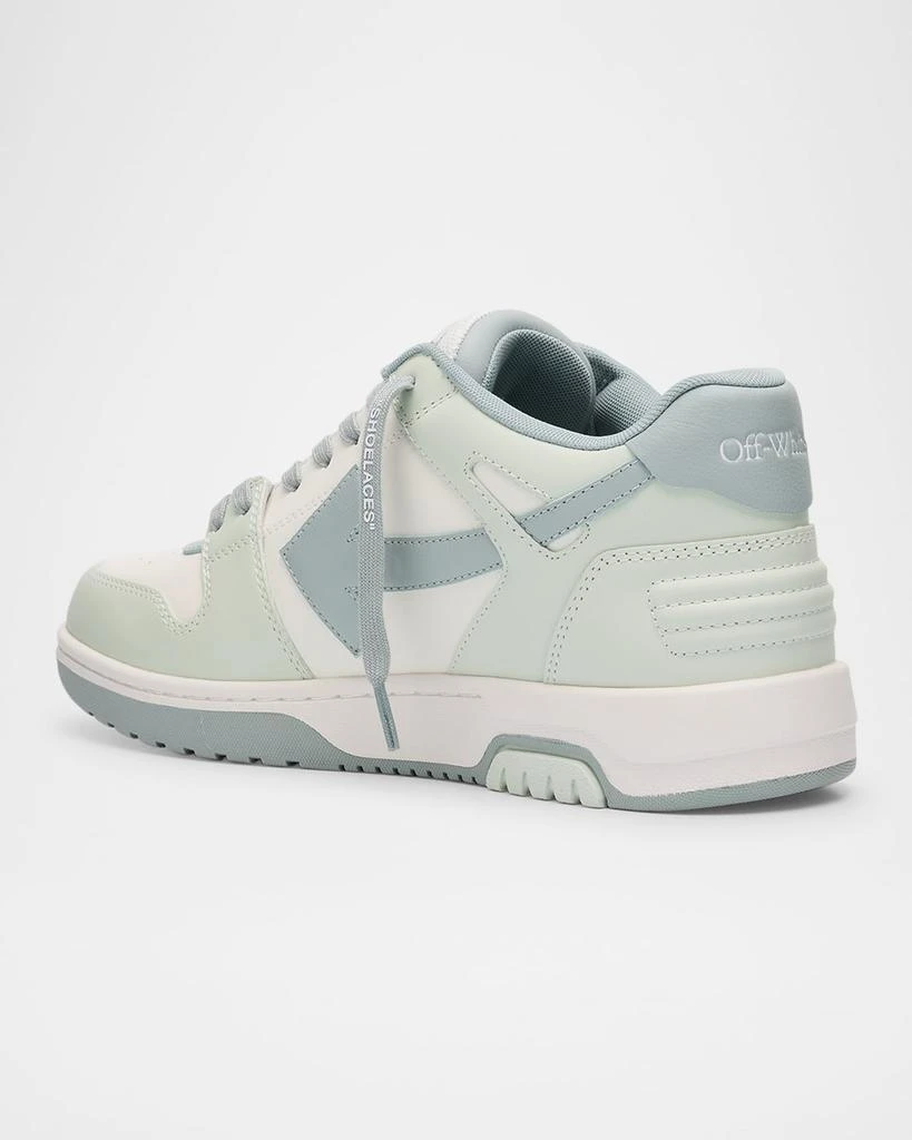 Off-White Men's Out Of Office Leather Low-Top Sneakers 2