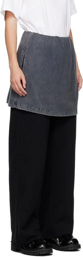 We11done Black Layered Lounge Pants 2