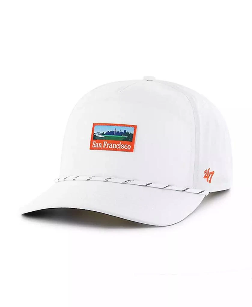 47 Brand Men's White San Francisco Giants Vacation Golf Hitch Adjustable Hat 3