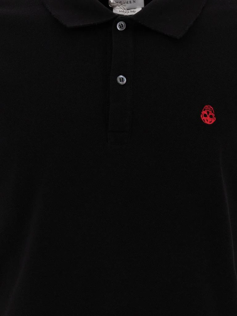 Alexander McQueen Alexander Mcqueen "Inverted Skull" Polo Shirt 3