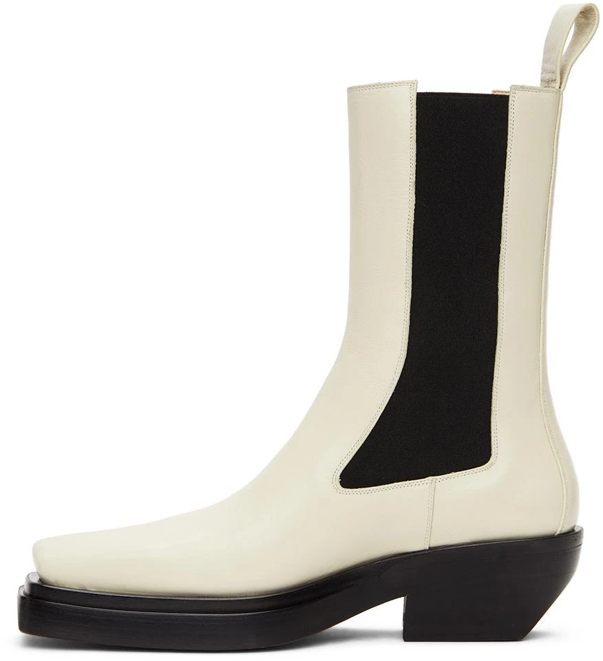 Bottega Veneta Off-White 'The Lean' Chelsea Boots 3