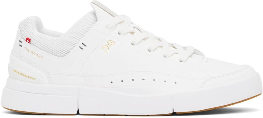 On White 'THE ROGER Centre Court' Sneakers 1