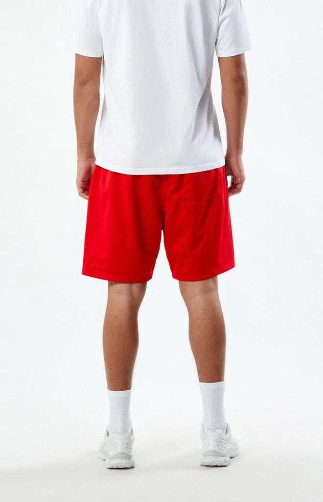 RODMAN BRAND Arc Logo Mesh Basketball Shorts 4