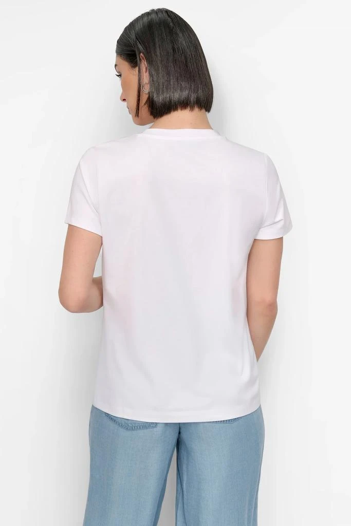 DKNY FIFTH AVE EMBELLISHED GRAPHIC TEE 2