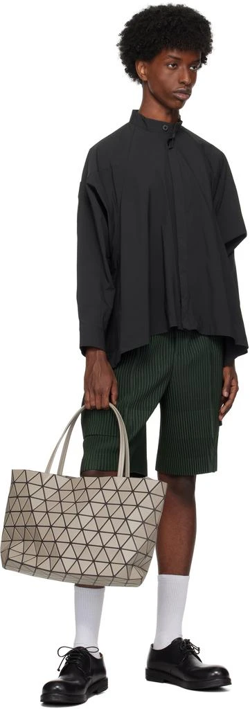 Issey Miyake Beige Bateau Matte Medium Tote Bag 4