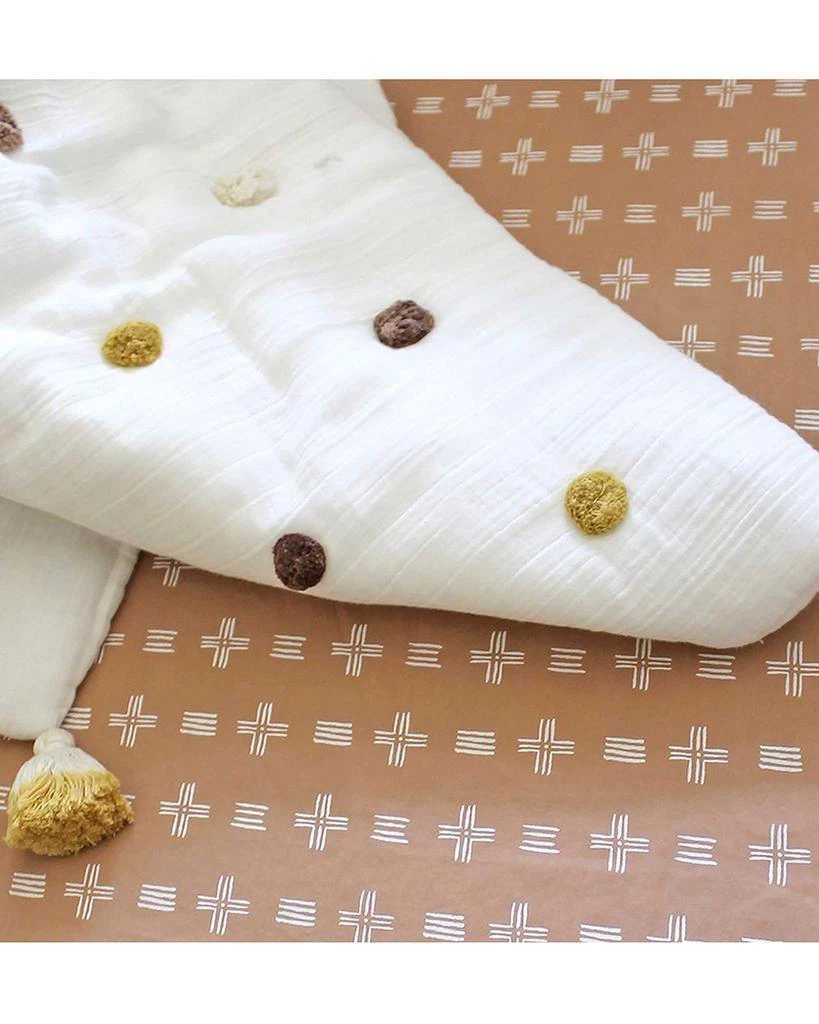 Crane Baby Kendi Pom Pom Quilted Blanket - Ages 0-36 Months 6
