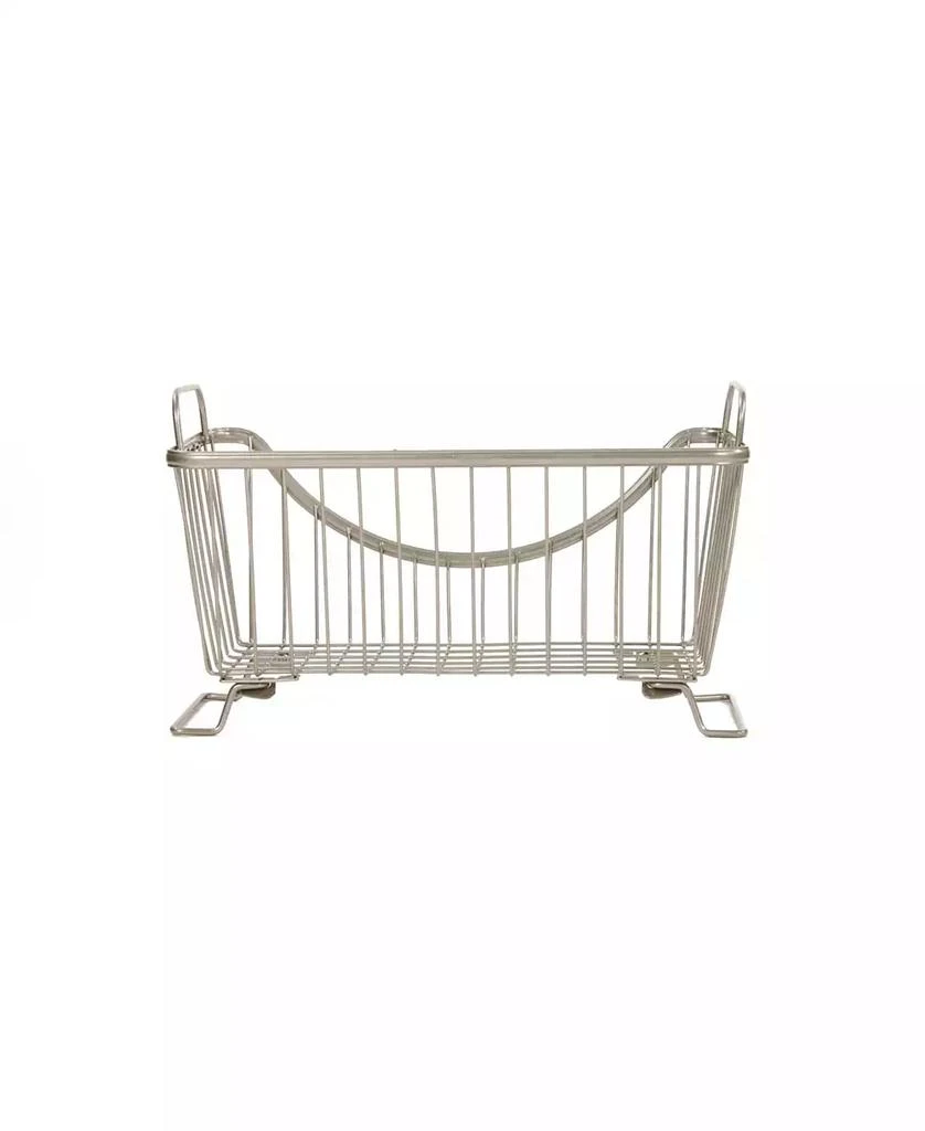 Spectrum Diversified Ashley Stackable Wire Basket with Raised Feet and Looped Handles, Small