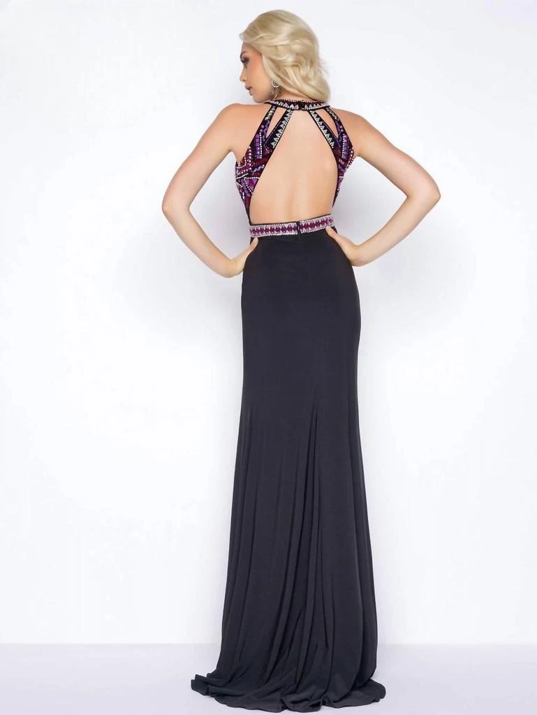 Mac Duggal Mac Duggal - AZTEC BEADED PROM DRESS 2