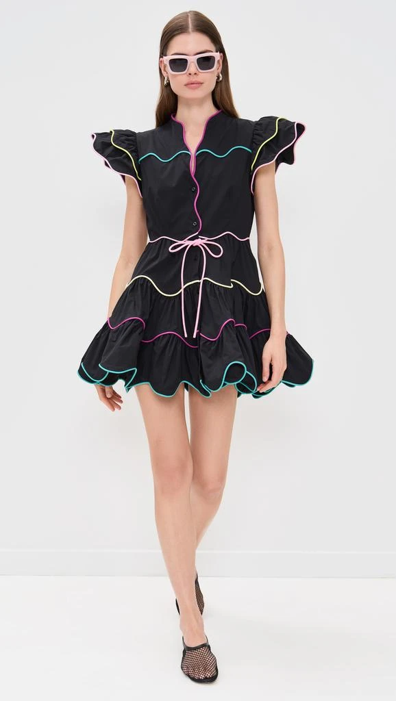 CeliaB Baba Cay Black Short Dress 4