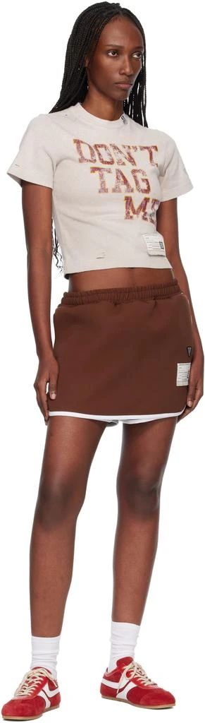 Maison MIHARA YASUHIRO Brown Jogger Shorts 4