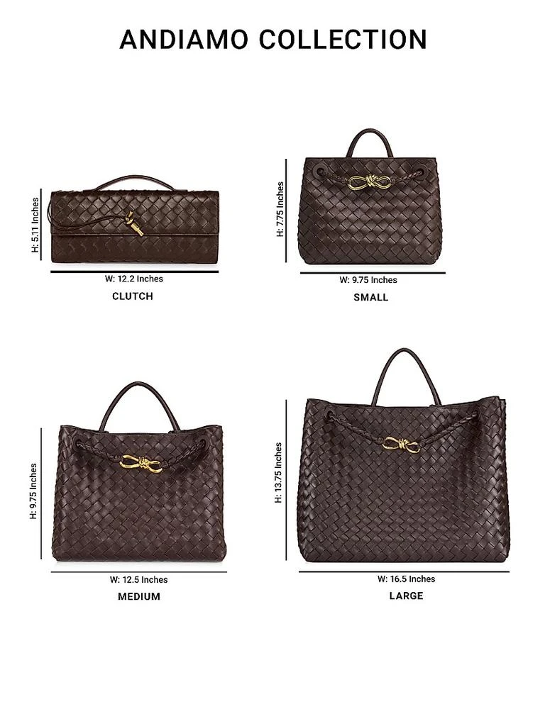 Bottega Veneta Large Andiamo Intrecciato Leather Top-Handle Bag 7