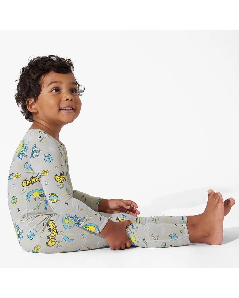 Bellabu Bear Boys' Batman Convertible Footie - Baby 4