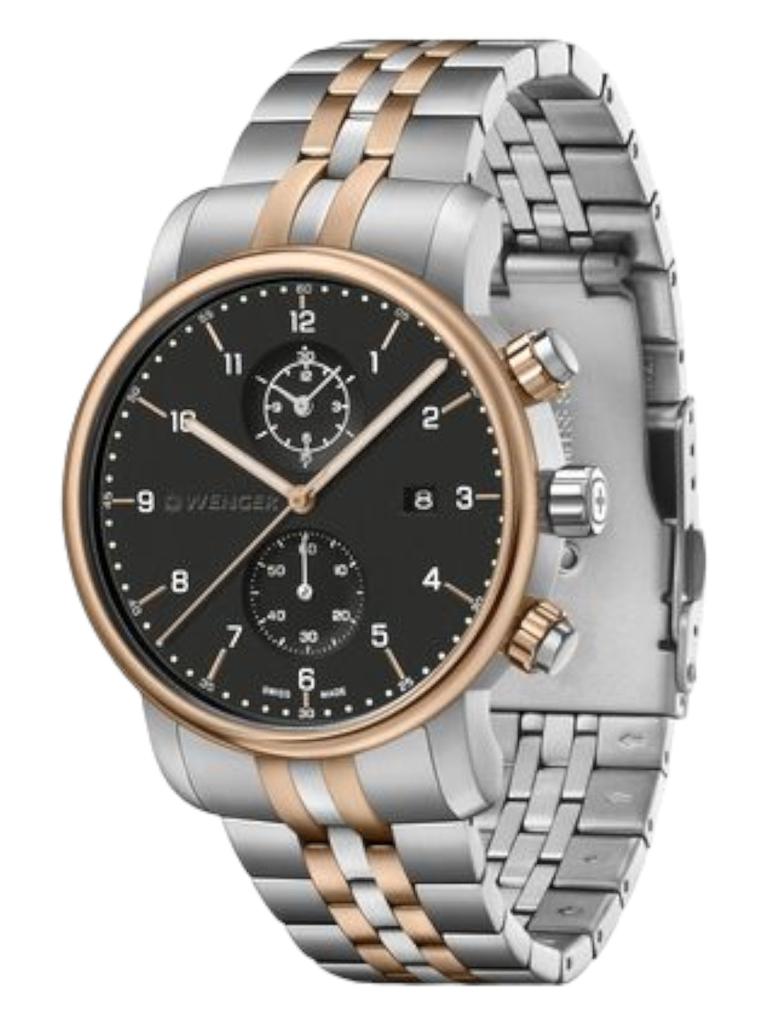 Wenger Swiss Army Men's 01.1743.129 Urban Classic Chronograph Watch 42mm