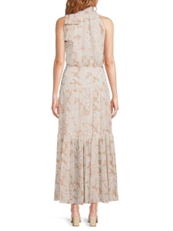 tommy hilfiger metallic fit and flare dress Gina Denim Pinafore Flared Dress