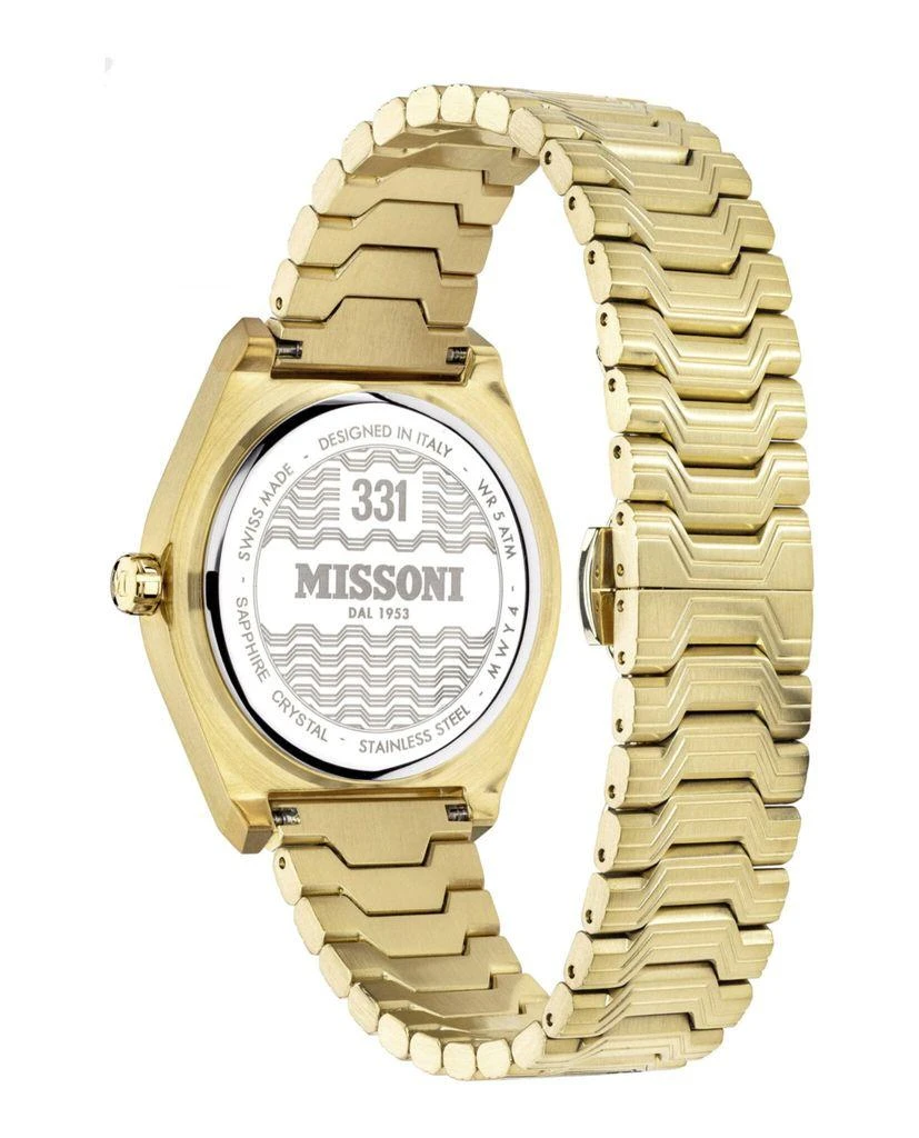 missoni Missoni M331 Tempo Leather Watch 1