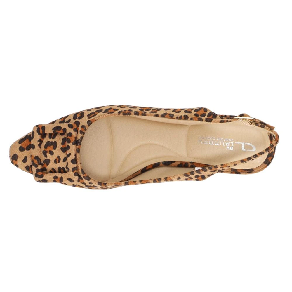 CL By Laundry Sweetie Leopard Slingback Flats 4