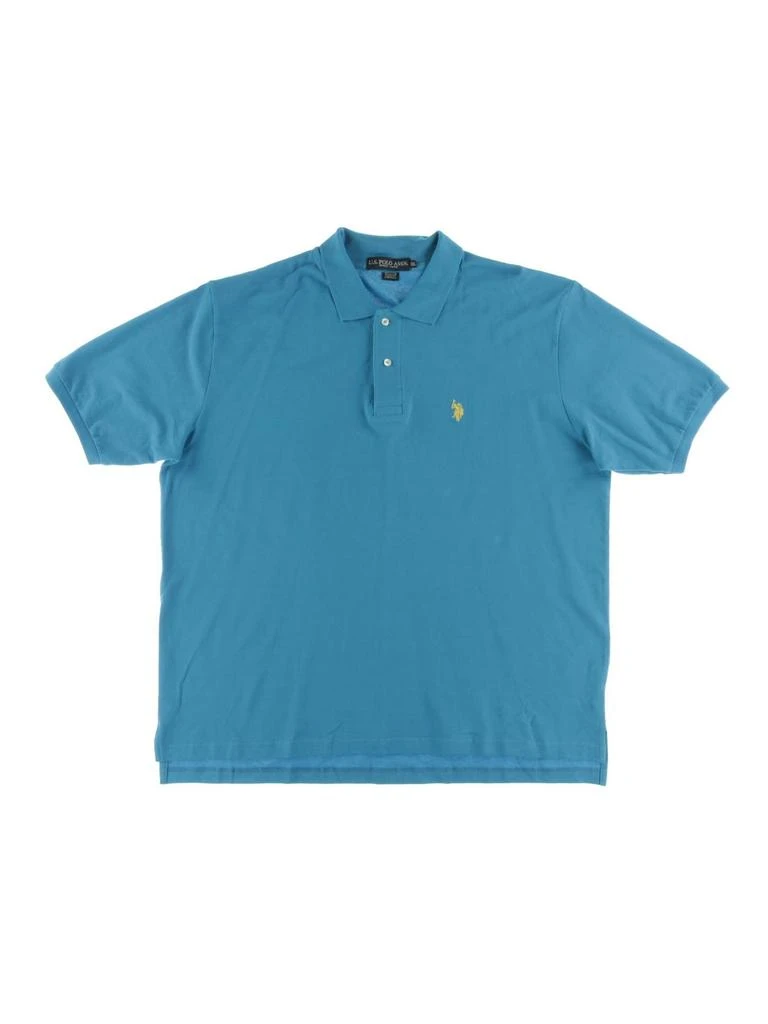 U.S. POLO ASSN. Mens Pique Short Sleeves Polo Shirt 1
