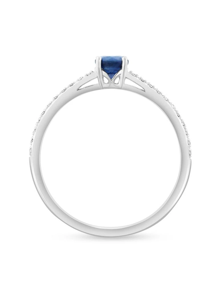 Saks Fifth Avenue 14K White Gold, Sapphire 
0.06 TCW Diamond Ring 2
