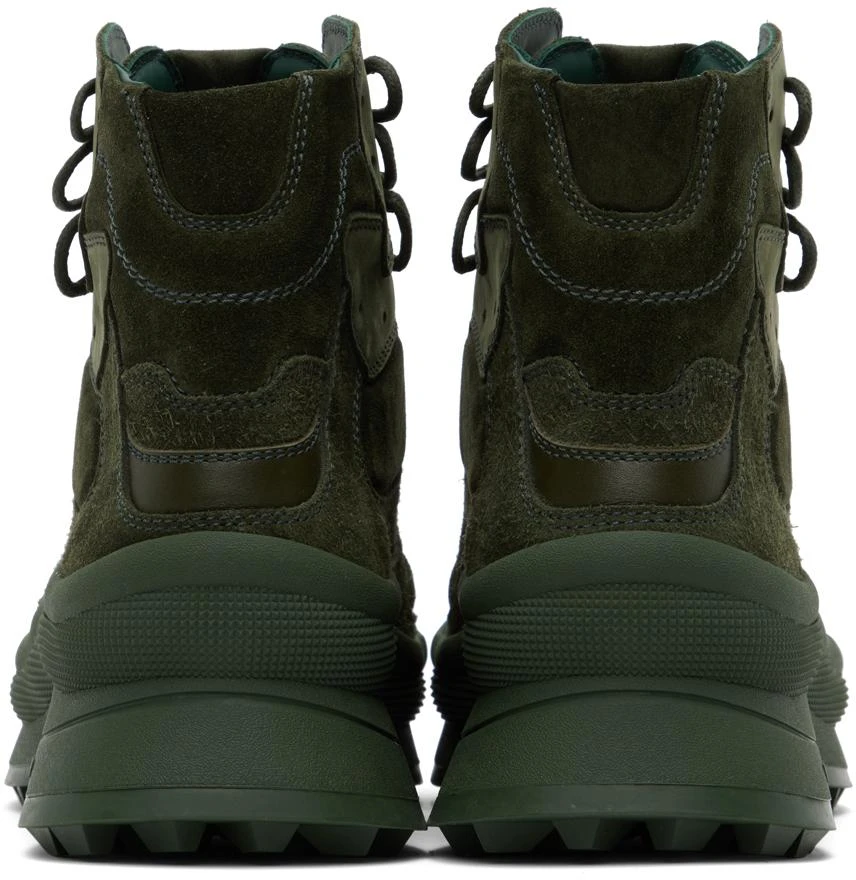 Jil Sander Green Padded Boots 2