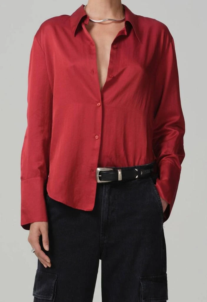 Citizens of Humanity Camilla Shirt In Apertivo 1