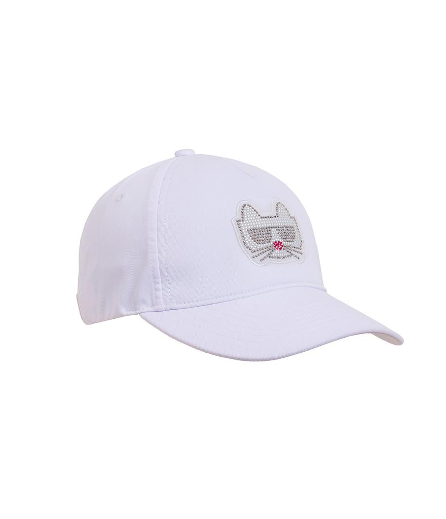 Karl Lagerfeld Paris EMBELLISHED CHOUPETTE BASEBALL CAP