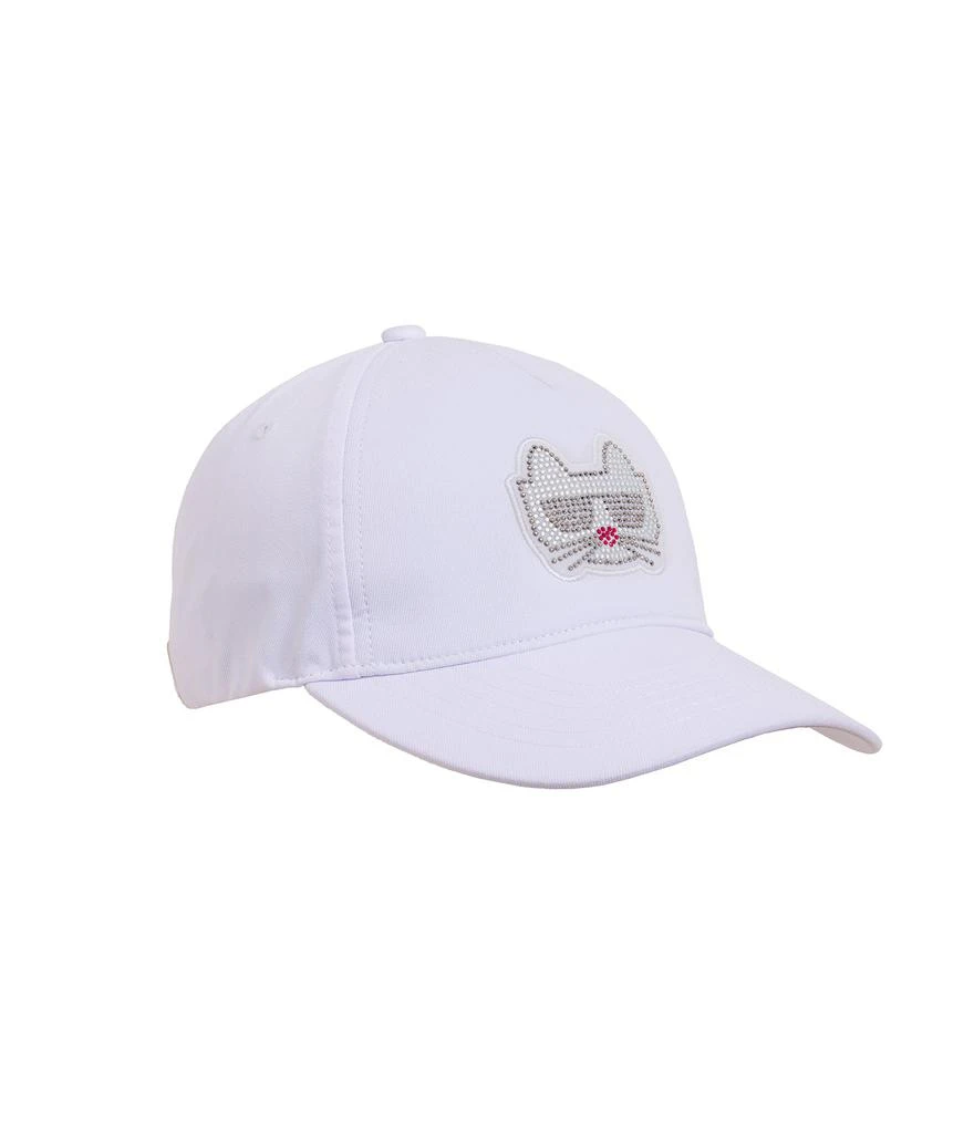 Karl Lagerfeld Paris EMBELLISHED CHOUPETTE BASEBALL CAP 1