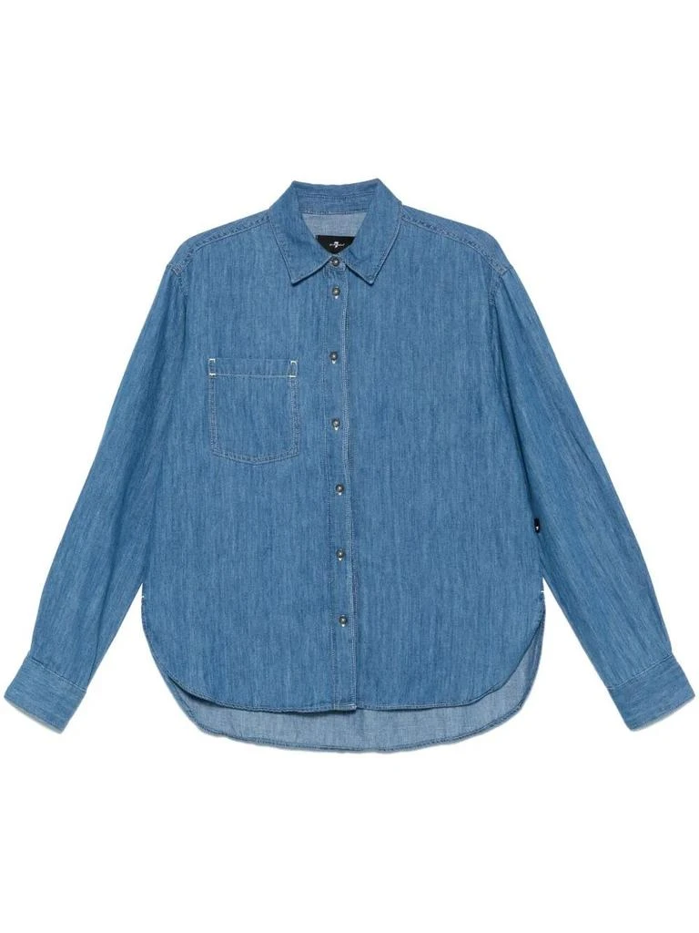 7 For All Mankind 7 For All Mankind `Easy Shirt Icy` Shirt 1