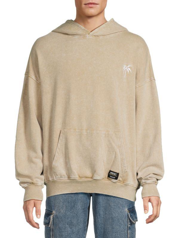 WeSC ​Acid-Wash Palm Logo Hoodie