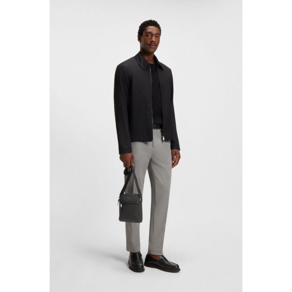 Hugo Boss Reporter bag with leather trims