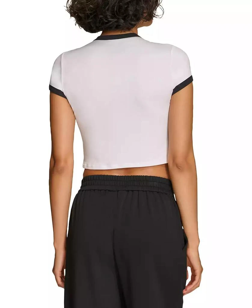 Starter Women's Cropped Ringer Baby T-Shirt 2