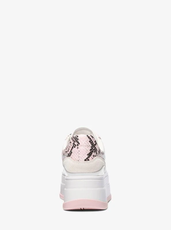 Michael Kors Hayes Leather Platform Sneaker 3
