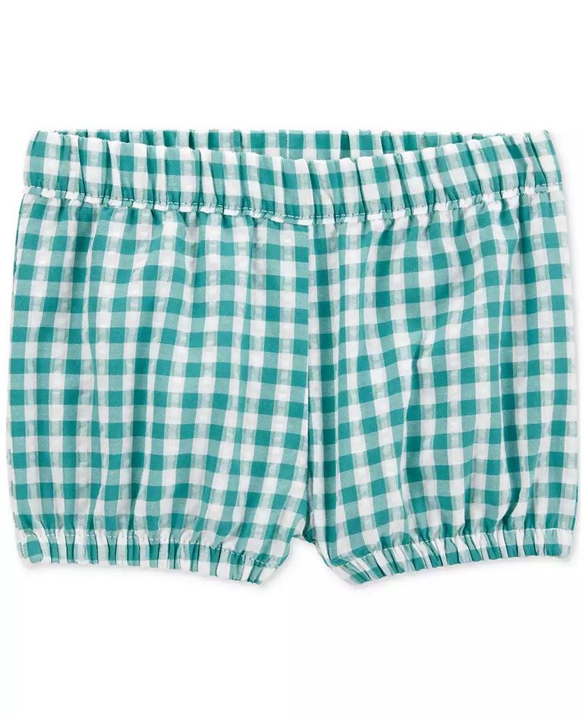 Carter's Baby Girls 3-Pc. Gingham Little Shorts, Top & Bodysuit Set