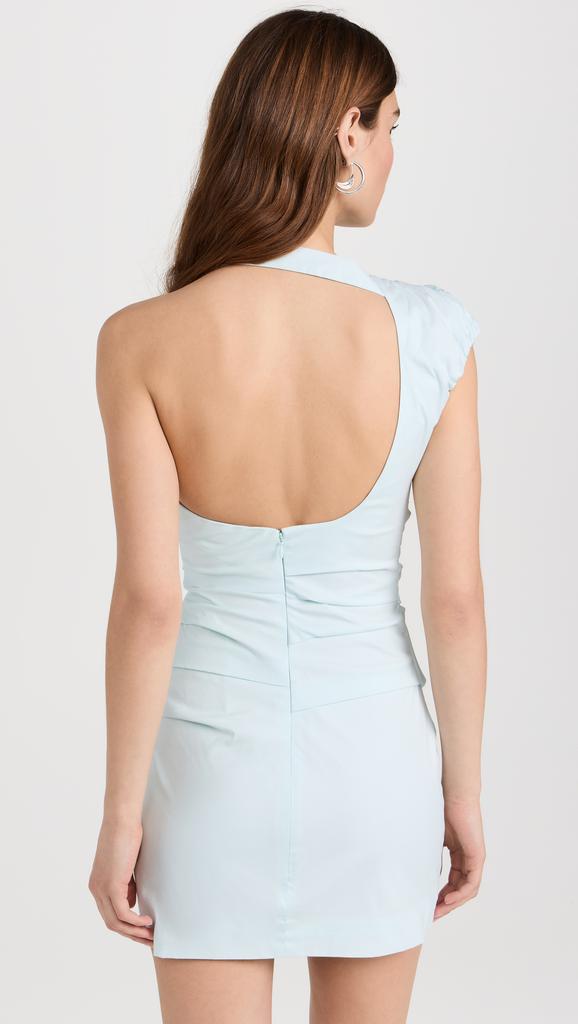 SIR. Azul Gathered Mini Dress