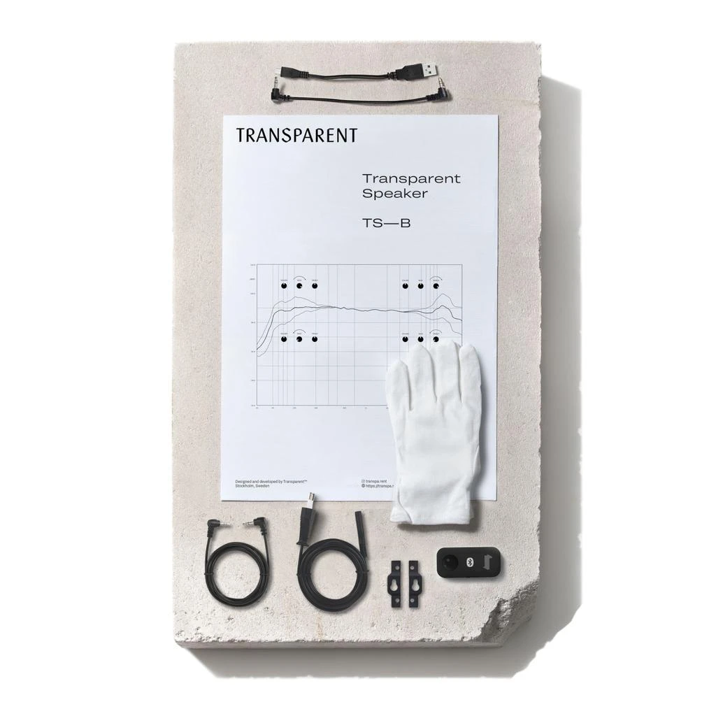 Transparent Large Speaker - Black 10