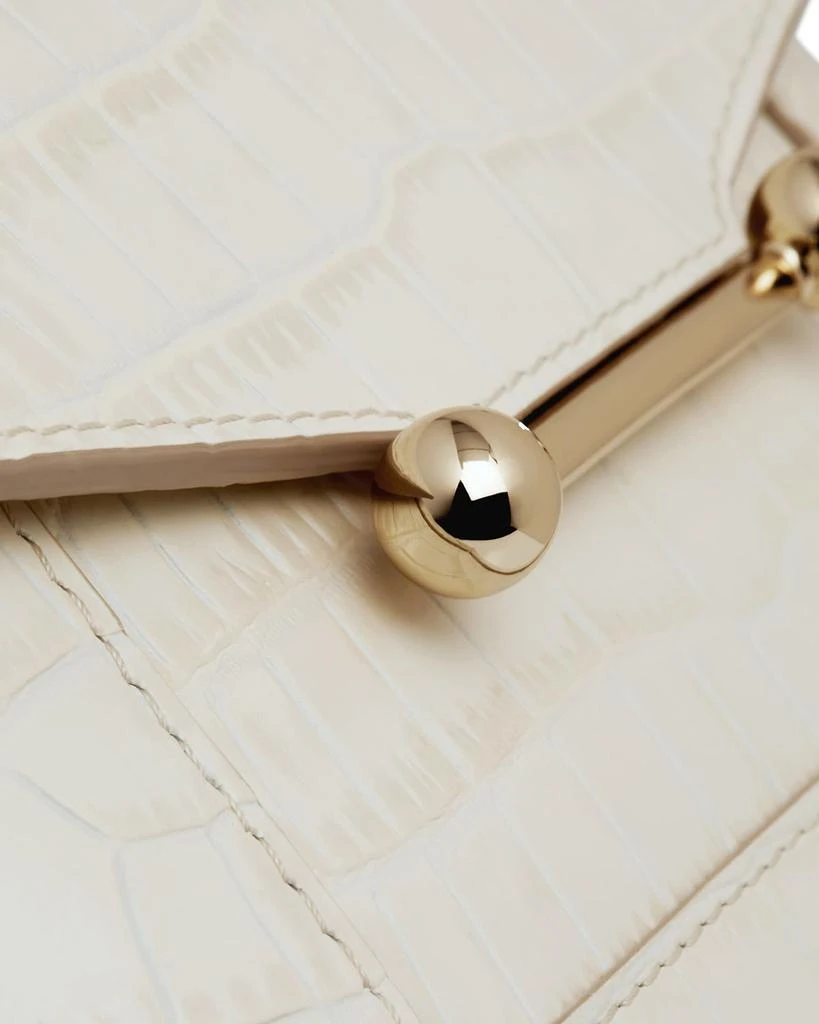 Strathberry Mosaic Nano Croc Leather Top-Handle Bag 5