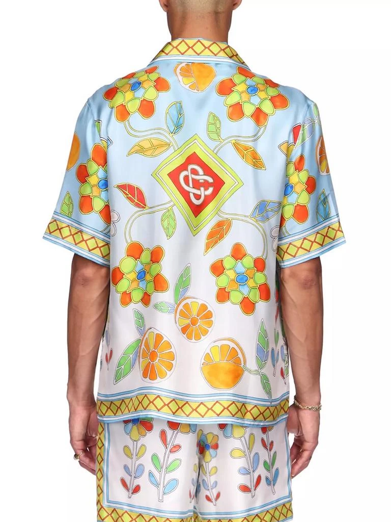 Casablanca Stained Glass Print Silk Shirt 4