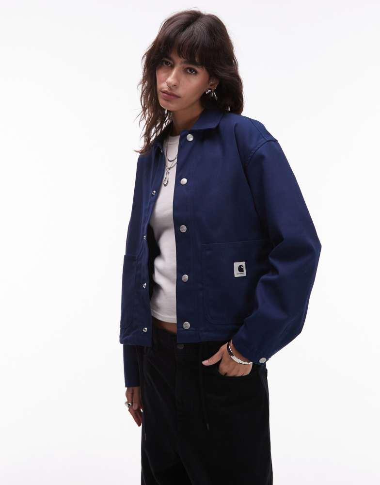 Carhartt WIP Carhartt WIP simple shirt jacket in blue