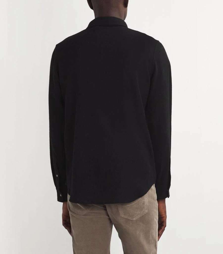 GOD'S TRUE CASHMERE Unisex Cashmere and Black Sandstone Gauze Shirt 4