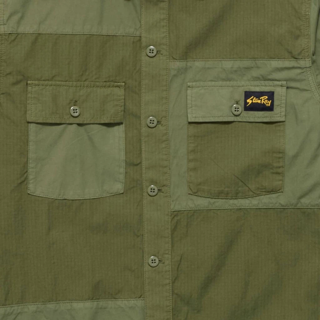 Stan Ray Cpo Shirt In Olive Ripstop/poplin 4