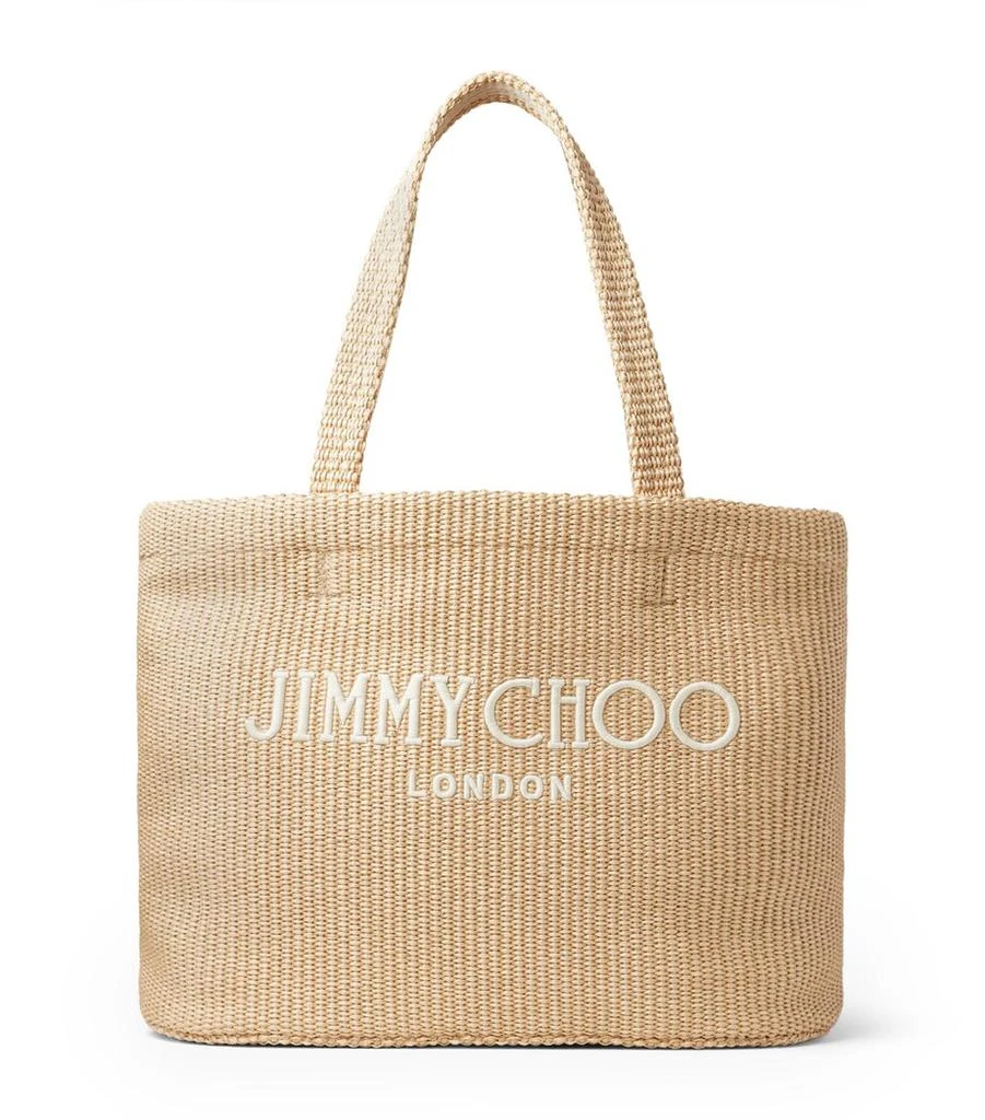 Jimmy Choo Beach Woven Tote Bag 1
