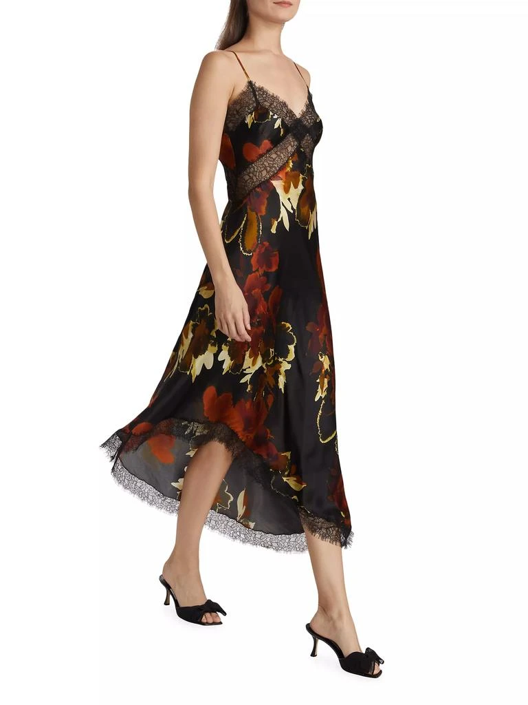 Nicholas the Label Juliette Lace-Trimmed Floral Midi-Dress 2