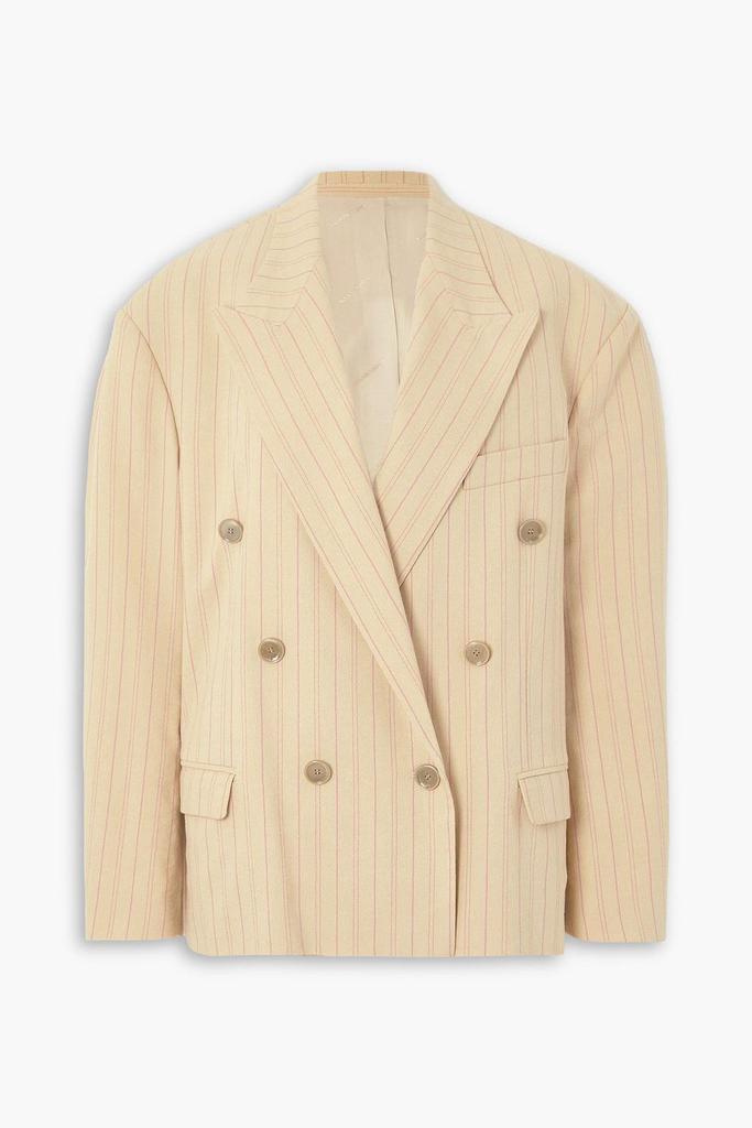 Isabel Marant Klero double-breasted striped crepe blazer