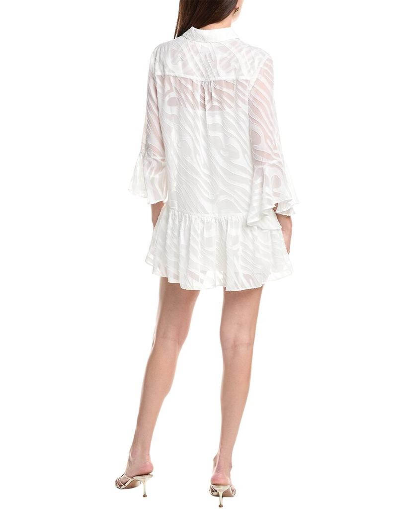Milly Milly Vierra Burnout Mini Dress