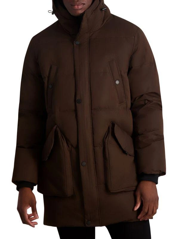 Karl Lagerfeld Paris Hooded Down Parka 1