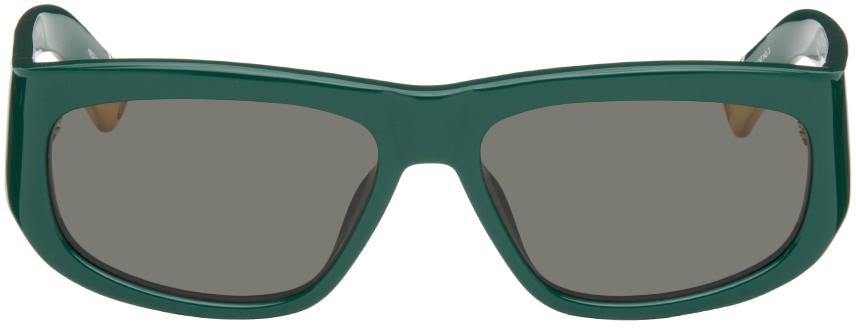【送料&関税込】Jacquemus Pilota - Green Sunglasses - Unisex The Pilota sunglasses by JACQUEMUS | Official website