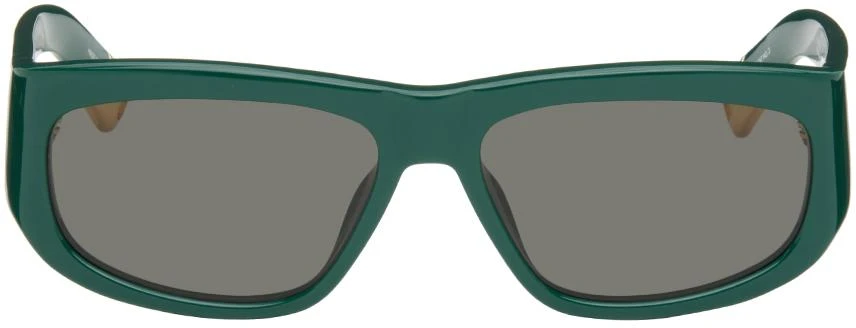 Jacquemus Green 'Les Lunettes Pilota' Sunglasses 1