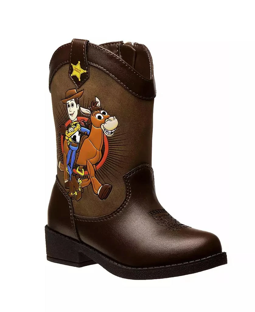 Disney Pixar Little Boys Toy Story Slip On Light Up Cowboy Boots 1