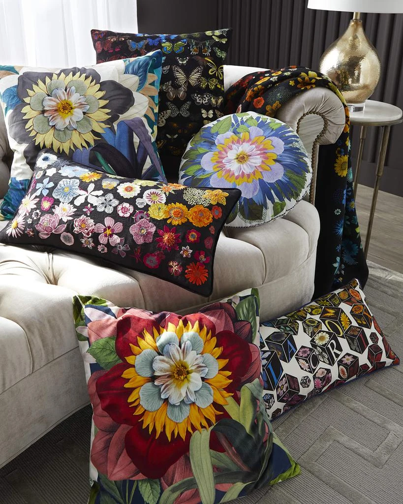 Christian Lacroix Cosmos Eden Pillow, 20"Sq 2