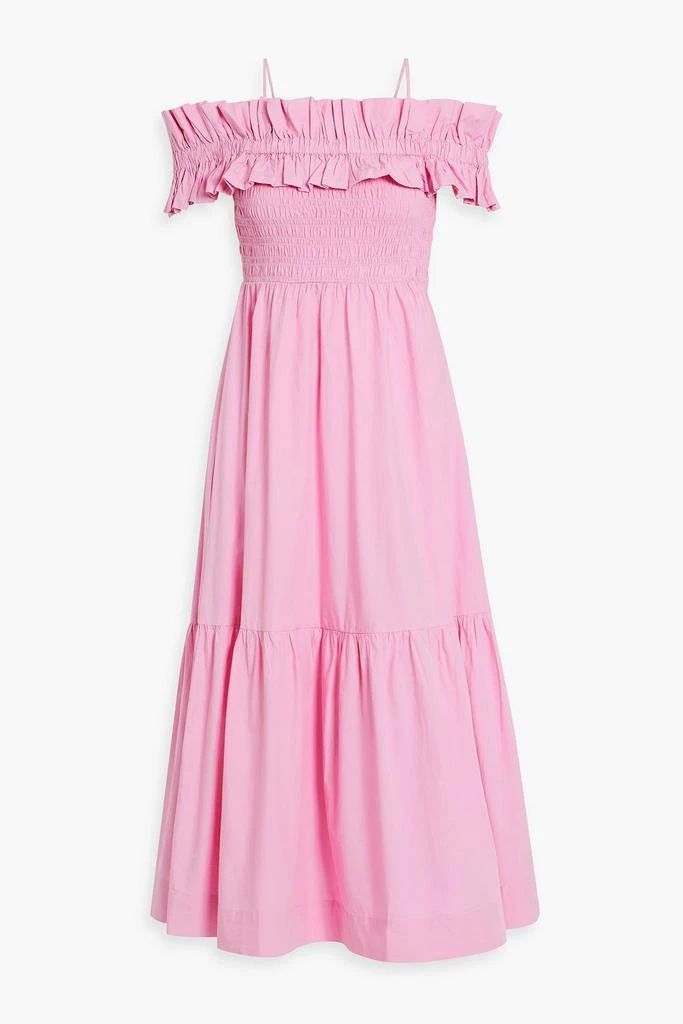 knee length dresses for ladies ENZA COSTA | Silk Knit Sleeveless Twist Midi